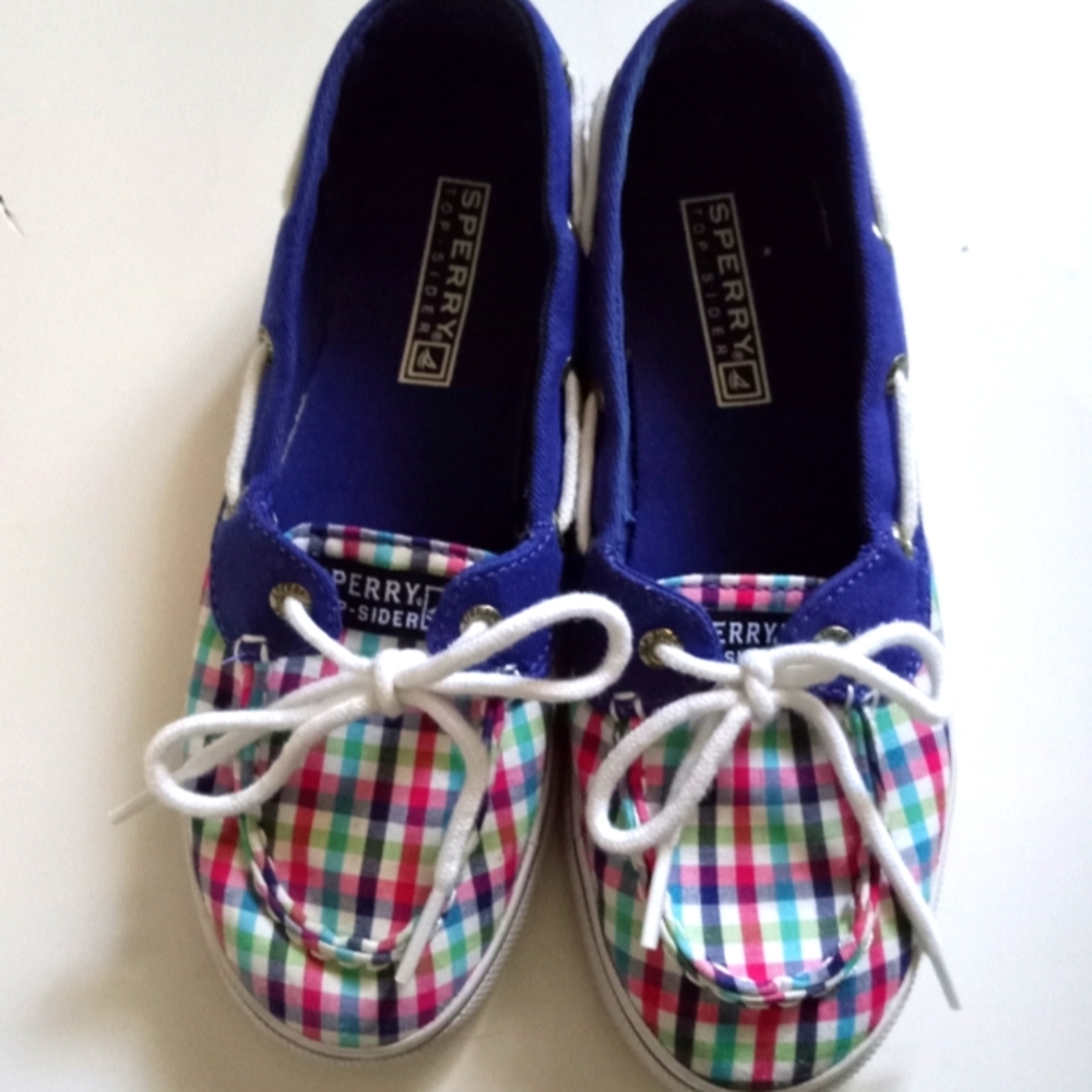 Sperry Topsider Madras Plaid